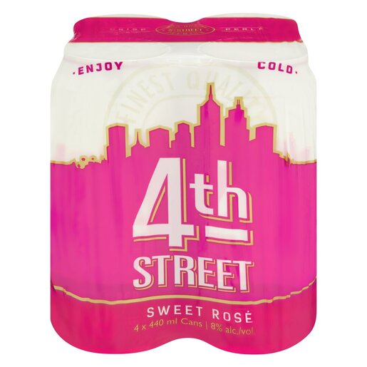 4th Street Sweet Rose 440ml 4-Pack