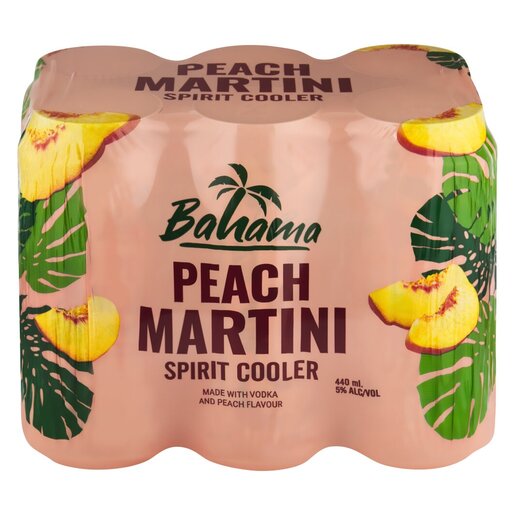 Bahama Peach Martini 440ml 6-Pack