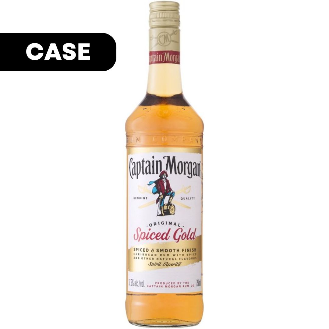 Captain Morgan Spiced Gold Rum 750ml Case (12)