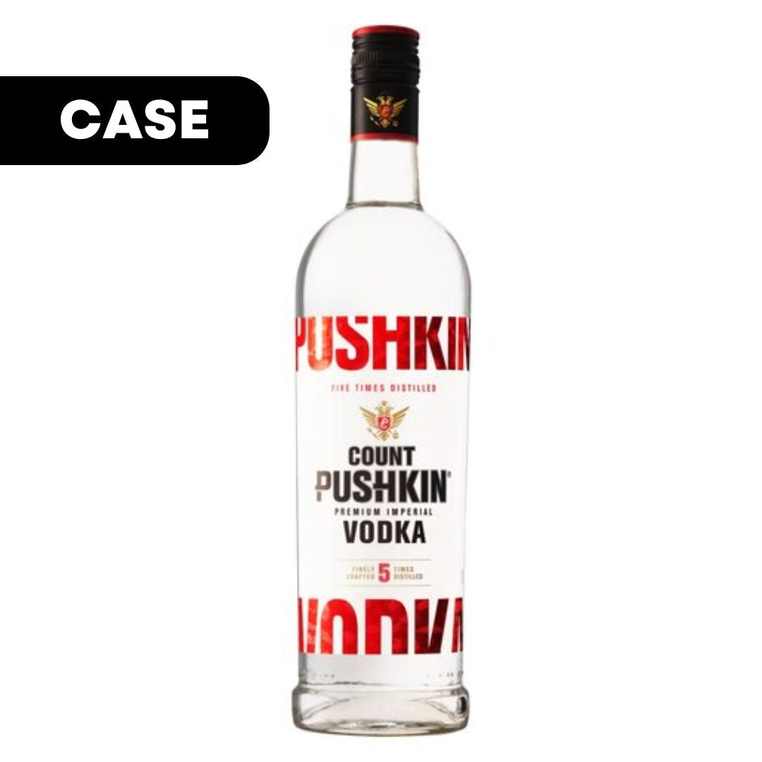 Count Pushkin Premium Vodka 750ml Case (12)