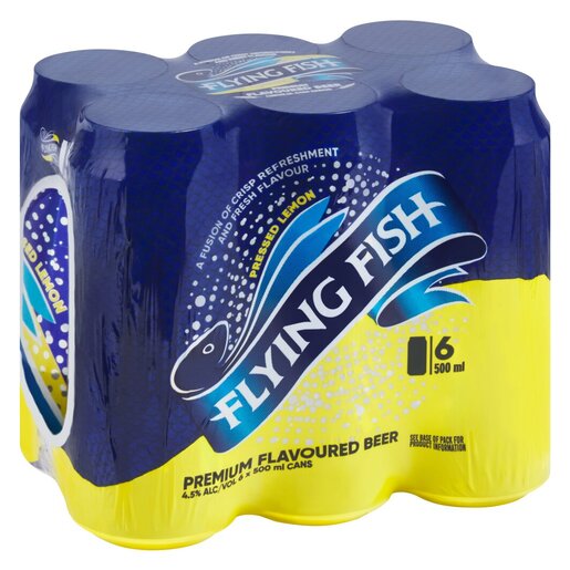Flying Fish Pressed Lemon Beer 500ml 6-Pack