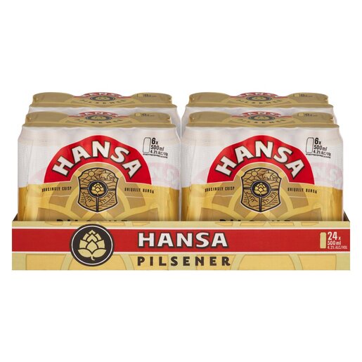 Hansa Pilsener 500ml Case (24)