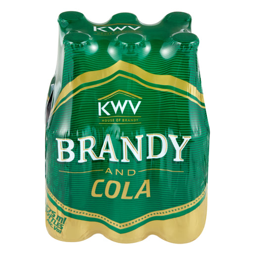 KWV Brandy & Cola 275ml 6-Pack