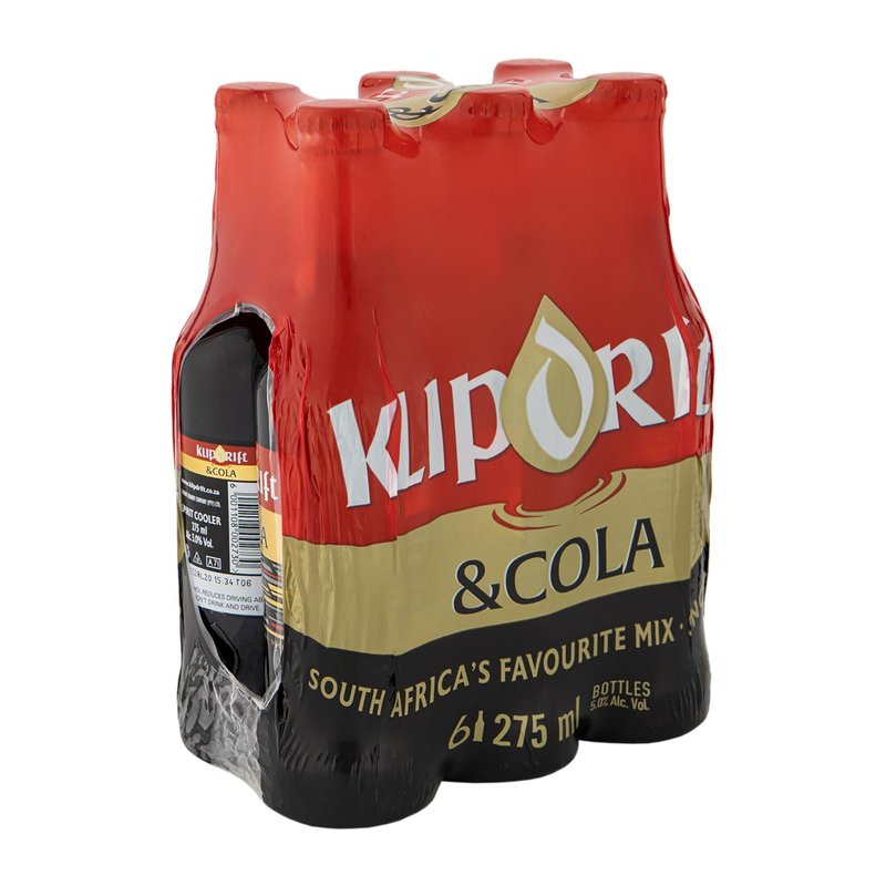 Klipdrift & Cola Premix 275ml 6-Pack