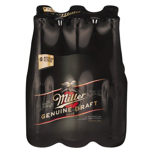Miller Genuine Draft 330ml 6-Pack
