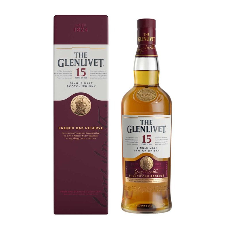 The Glenlivet 15 Year Old Single Malt Scotch Whisky 750ml