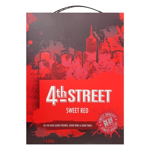 4th Street Sweet Red Wine 3L Unit