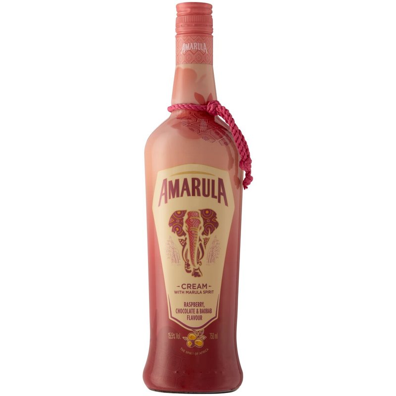 Amarula Raspberry, Chocolate & African Boabab Cream Liqueur 750ml Case (12)