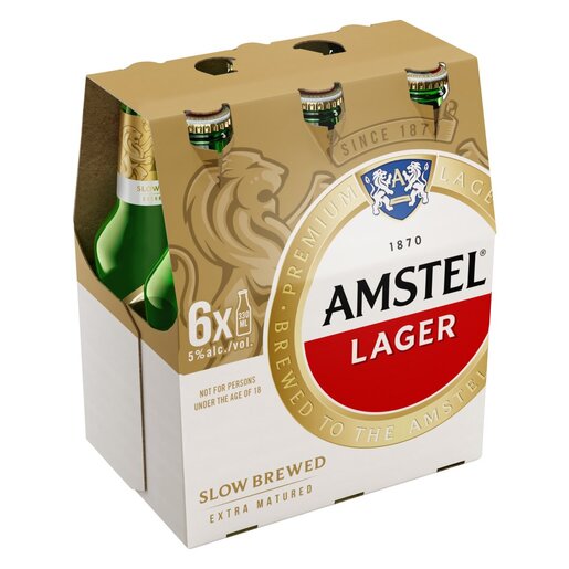 Amstel Lager 330ml 6-Pack