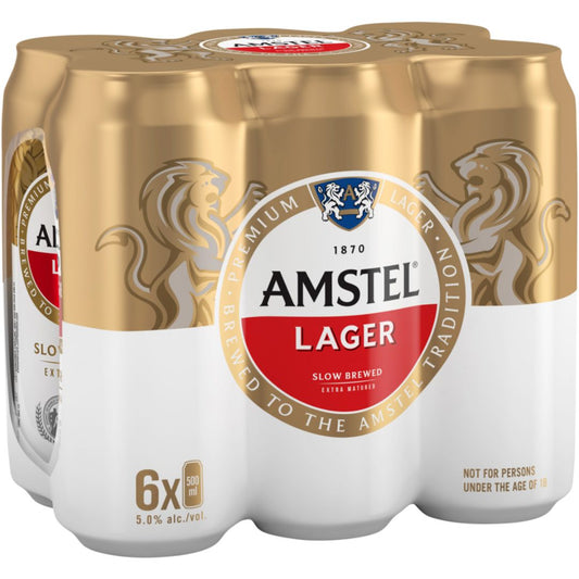 Amstel Lager 500ml 6-Pack