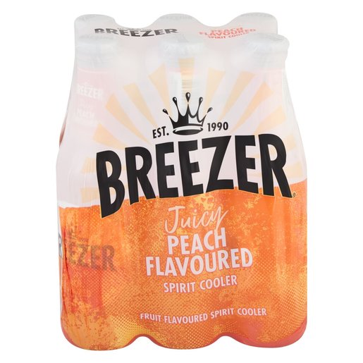Bacardi Breezer Peach 275ml 6-Pack