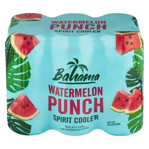 Bahama Watermelon Punch 440ml 6-Pack
