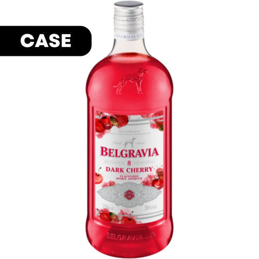 Belgravia Dark Cherry Gin 750ml Case (6)