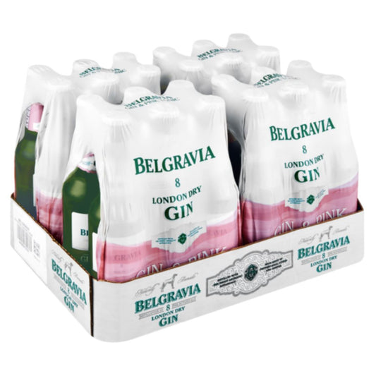 Belgravia Gin & Pink Tonic 275ml Case (24)