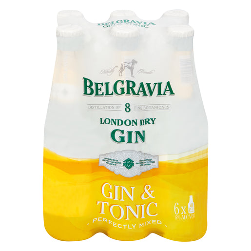 Belgravia Gin & Tonic 275ml 6-Pack