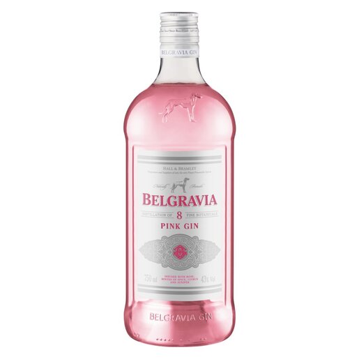 Belgravia Pink Gin 750ml Unit