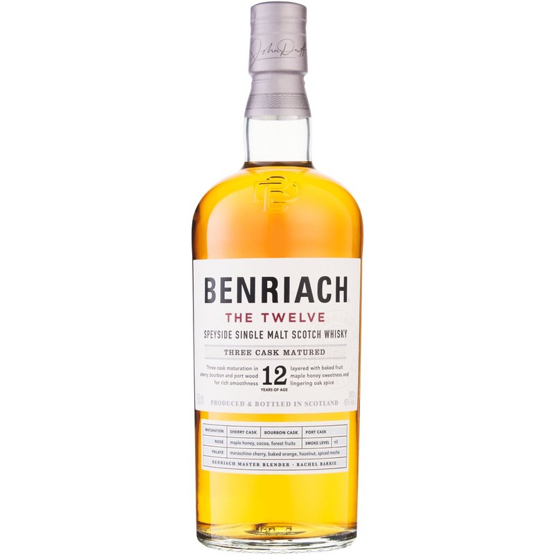 Benriach 12 Year Old Single Malt Whisky 750ml Unit