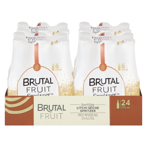 Brutal Fruit Litchi Seche Spritzer 275ml Case (24)