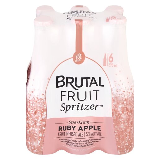 Brutal Fruit Ruby Apple Spritzer 275ml 6-Pack