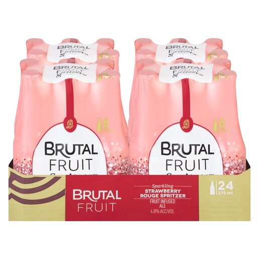 Brutal Fruit Strawberry Rouge Spritzer 275ml Case (24)