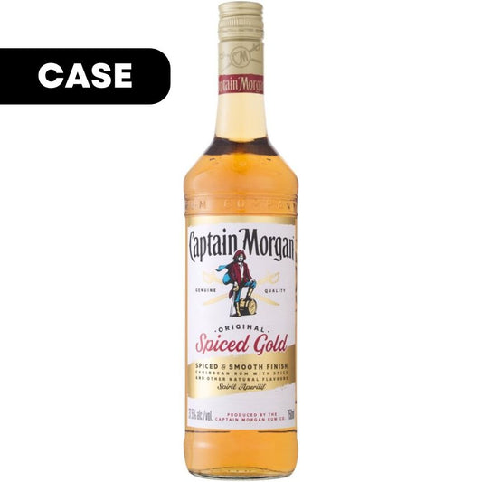 Captain Morgan Spiced Gold Rum 750ml Case (12)