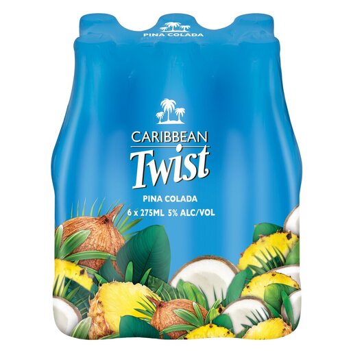 Caribbean Twist Pina Colada 275ml 6-Pack