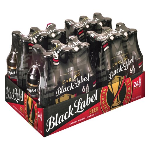 Black Label Beer 330ml Case (24)