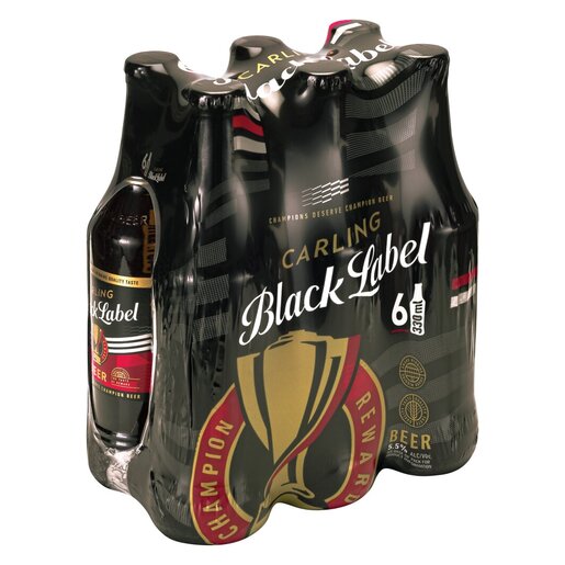 Black Label Beer 330ml 6-Pack