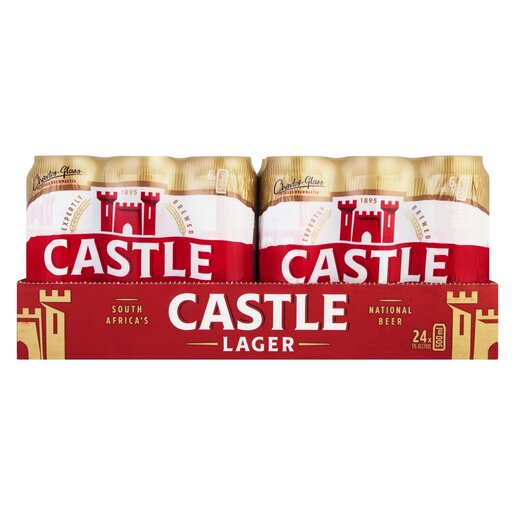 Castle Lager Beer 500ml Case (24)