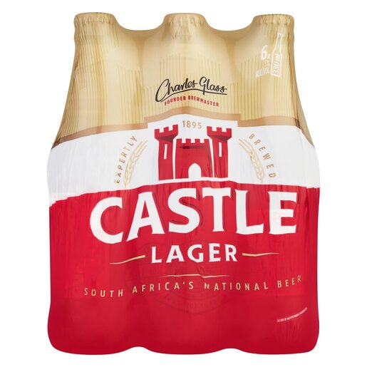 Castle Lager Beer 330ml 6-Pack