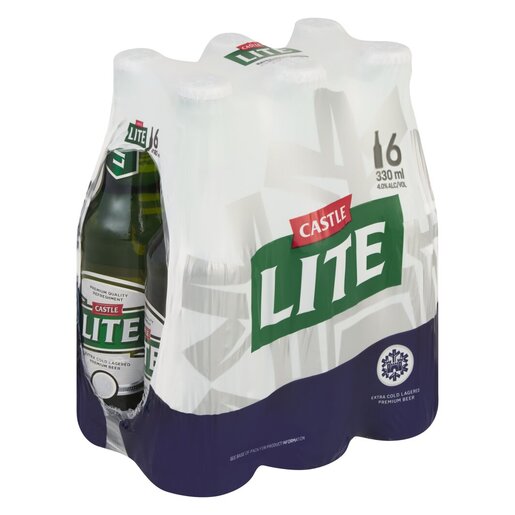 Castle Lite Beer 330ml 6-Pack