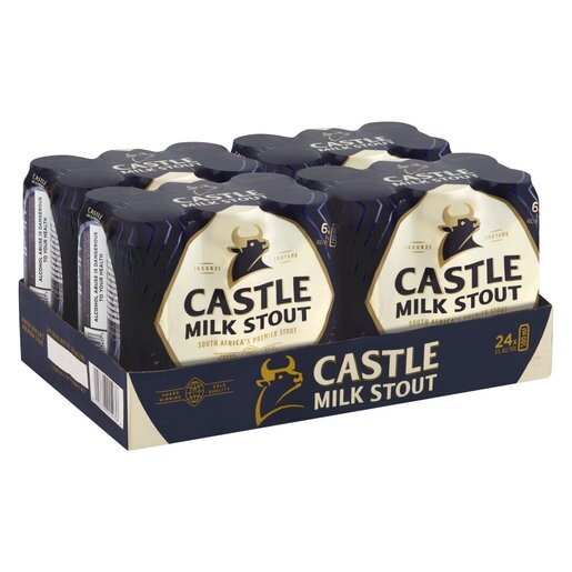 Castle Milk Stout Beer 500ml Case (24)
