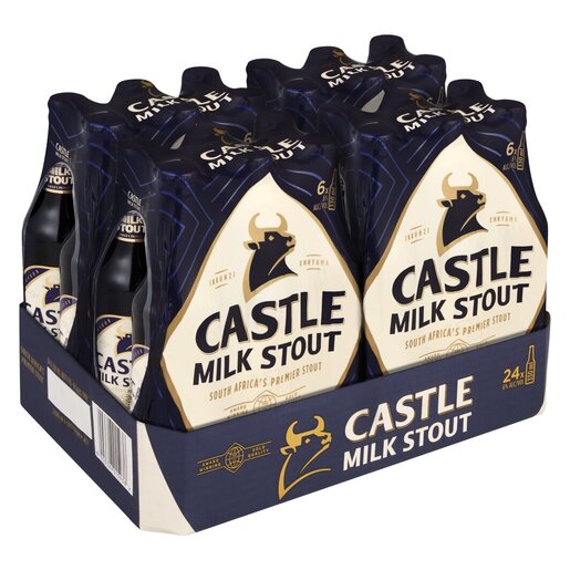 Castle Milk Stout Beer 330ml Case (24)