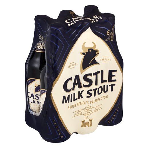 Castle Milk Stout Beer 330ml 6-Pack