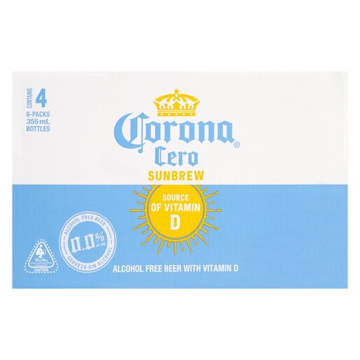 Corona Cero Alcohol Free Beer 355ml Case (24)