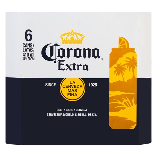 Corona Extra Premium Beer 410ml 6-Pack