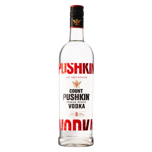 Count Pushkin Premium Vodka 750ml Unit