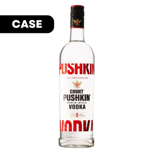Count Pushkin Premium Vodka 750ml Case (12)