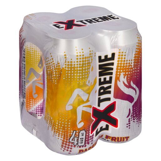 Hunter's Extreme Passion Fruit 440ml 4-Pack