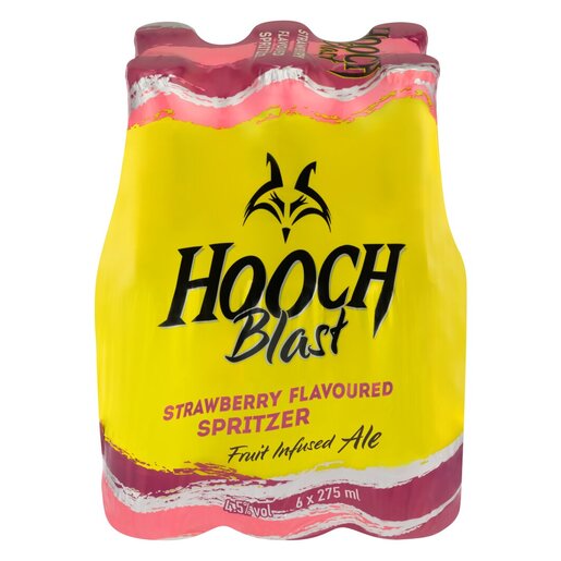 Hooch Strawberry 275ml 6-Pack