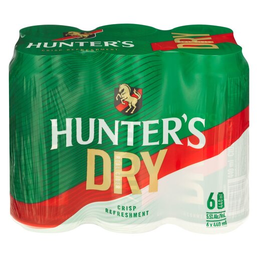 Hunter's Dry Cider 440ml 6-Pack
