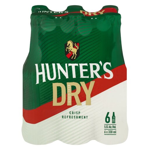 Hunter's Dry Cider 330ml 6-Pack
