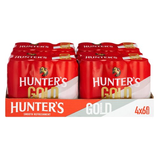 Hunter's Gold Cider 440ml Case (24)
