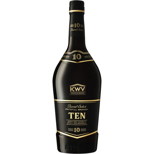 KWV 10 Year Old Brandy 750ml Unit