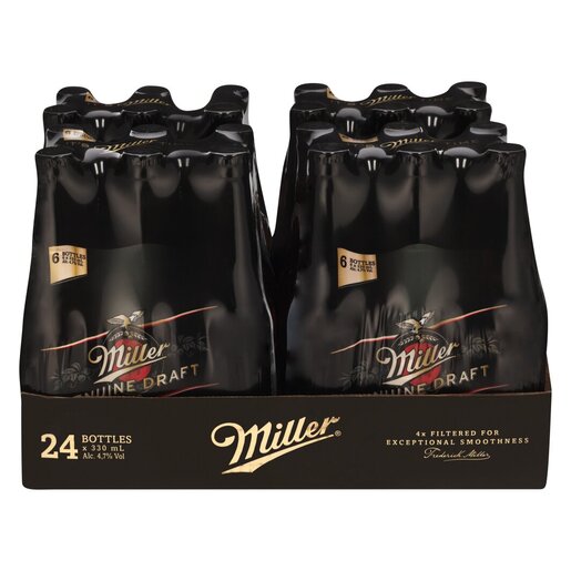 Miller Genuine Draft 330ml Case (24)