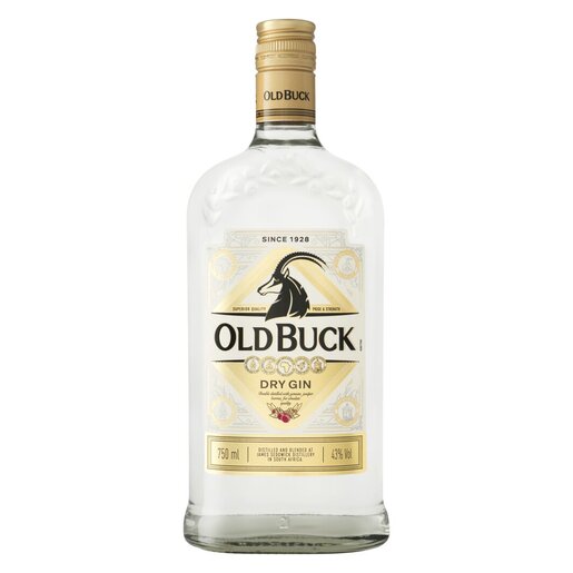 Old Buck Dry Gin 750ml Unit