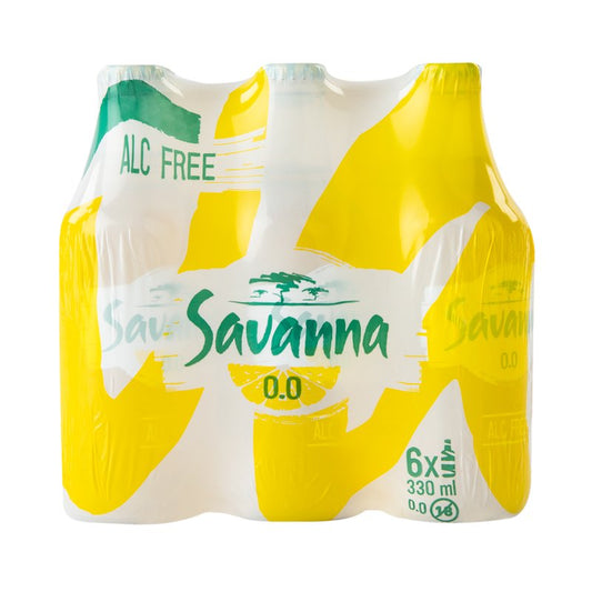 Savanna Alcohol Free Lemon 330ml 6-Pack