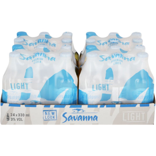 Savanna Premium Light 330ml Case (24)
