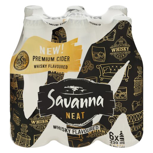 Savanna Premium Neat 330ml 6-Pack