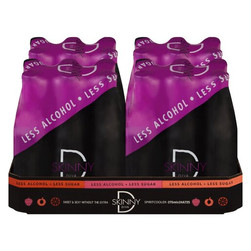 Skinny Diva Passion Fruit 275ml Case (24)